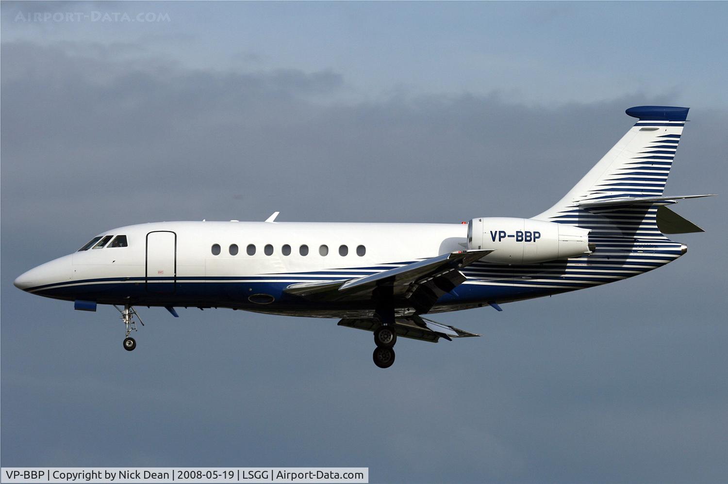 VP-BBP, 2001 Dassault Falcon 2000 C/N 160, LSGG