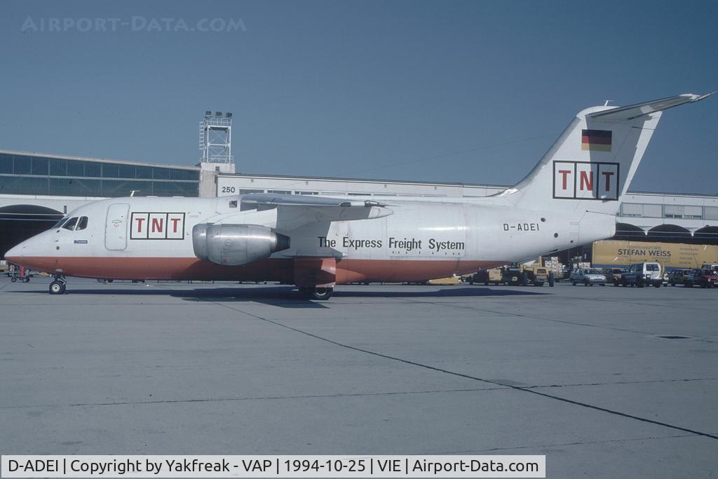D-ADEI, 1987 British Aerospace BAe.146-200QT Quiet Trader C/N E2086, Eurowings BAe146 in TNT cs