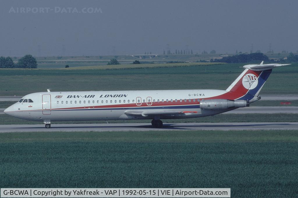 G-BCWA, 1970 BAC 111-518FG One-Eleven C/N BAC.205, Dan Air Bac 1-11
