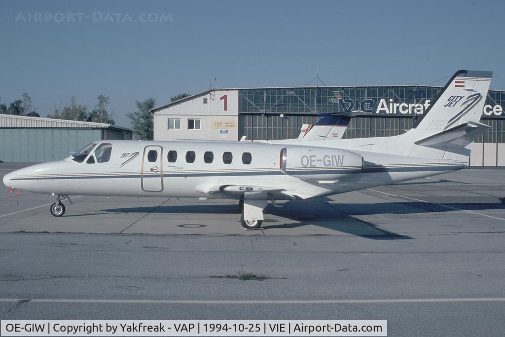 OE-GIW, 1979 Cessna 550 Citation II C/N 550-0008, Cityjet Cessna 550 Citation 2