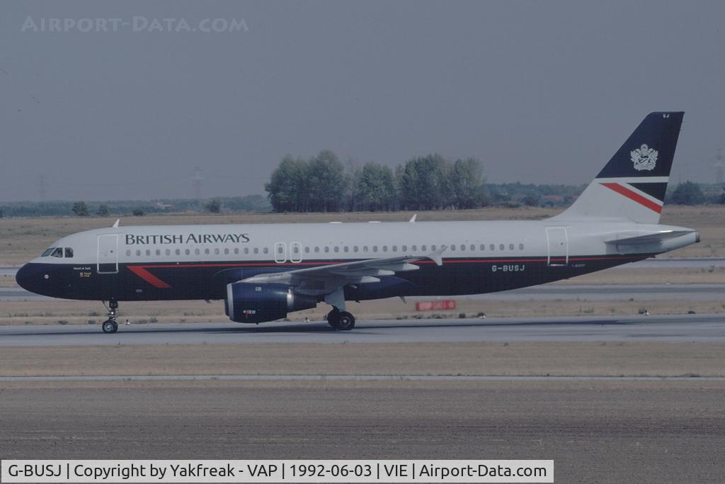 G-BUSJ, 1990 Airbus A320-211 C/N 109, British Airways Airbus 320