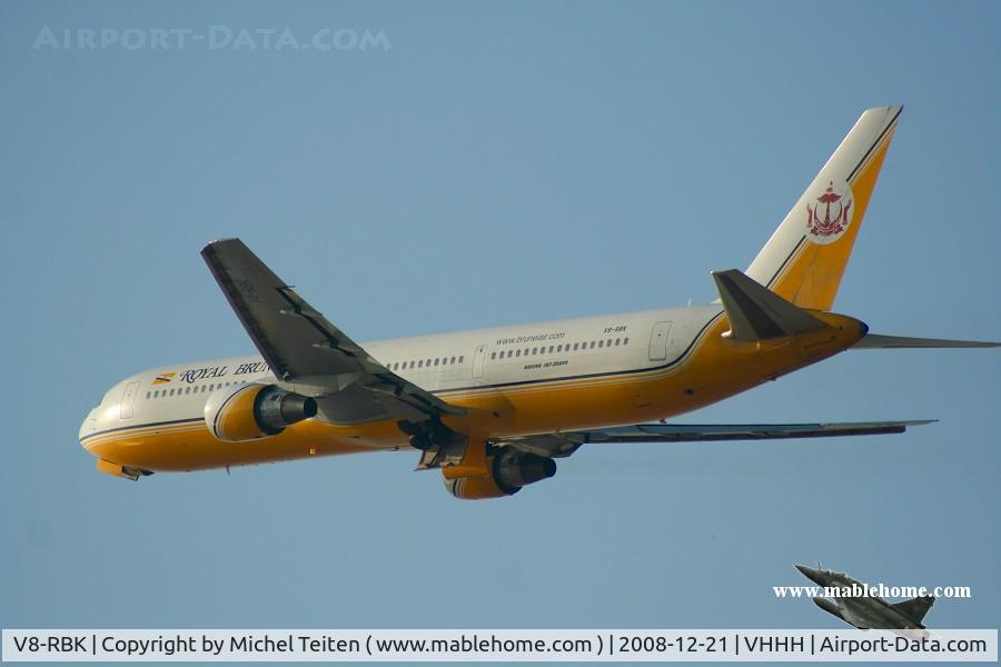 V8-RBK, 1993 Boeing 767-33A/ER C/N 25536, Royal Brunei Airlines