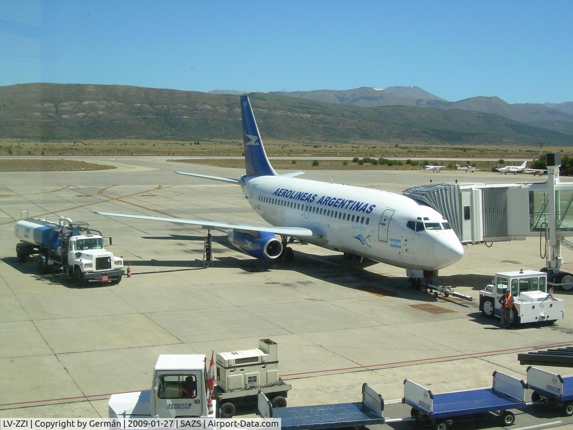LV-ZZI, 1984 Boeing 737-236 C/N 23166, Departing to Calafate