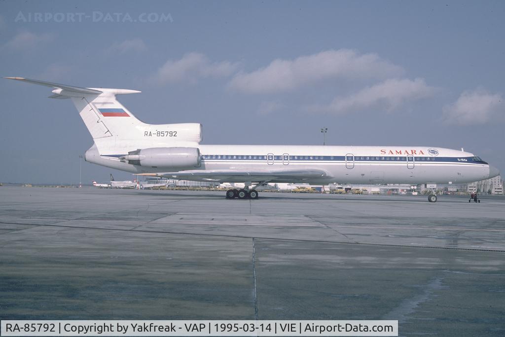 RA-85792, 1993 Tupolev Tu-154M C/N 93A976, Samara Airlines Tupolev 154