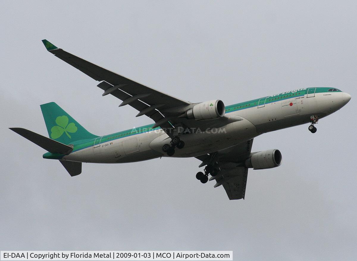 EI-DAA, 2001 Airbus A330-202 C/N 397, Aer Lingus A330-200