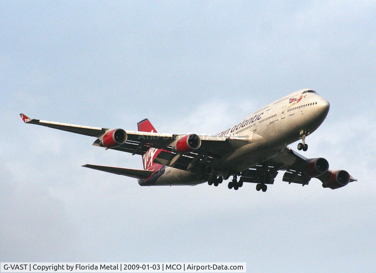 G-VAST, 1997 Boeing 747-41R C/N 28757, Virgin Atlantic 747-400