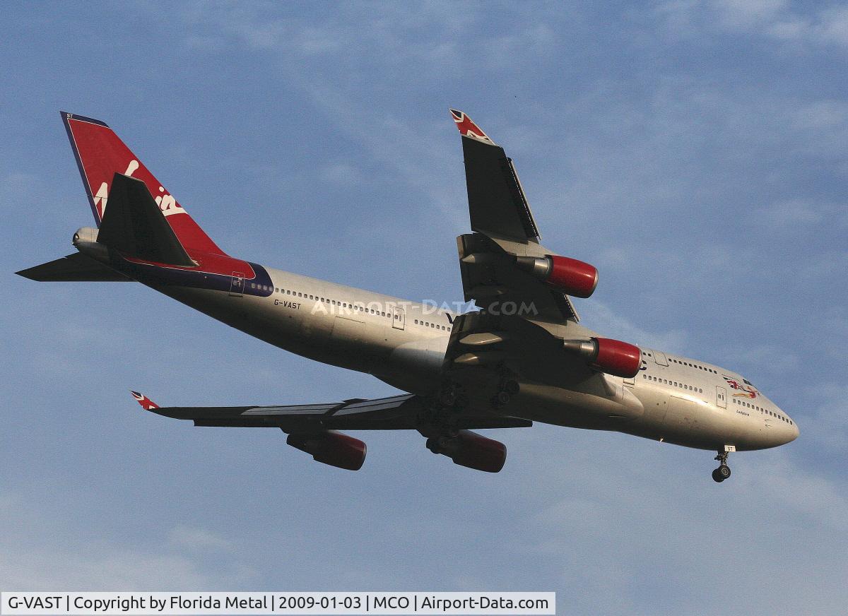 G-VAST, 1997 Boeing 747-41R C/N 28757, Virgin Atlantic 747-400