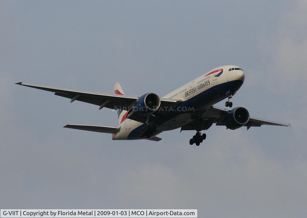 G-VIIT, 1999 Boeing 777-236 C/N 29962, British Airways 777-200