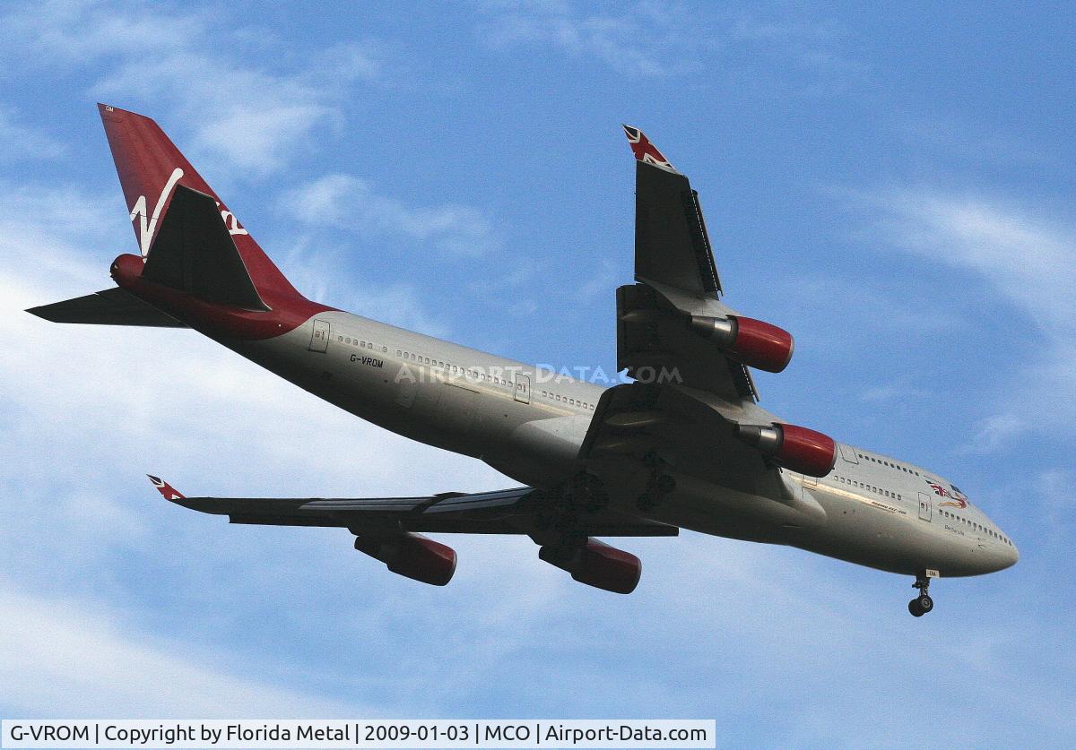 G-VROM, 2001 Boeing 747-443 C/N 32339, Virgin Atlantic 747-400