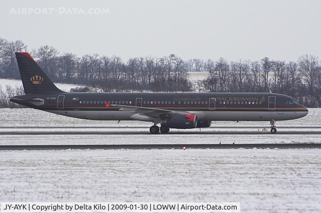 JY-AYK, 2008 Airbus A321-231 C/N 3522, ROYAL JORDANIAN  A312-231