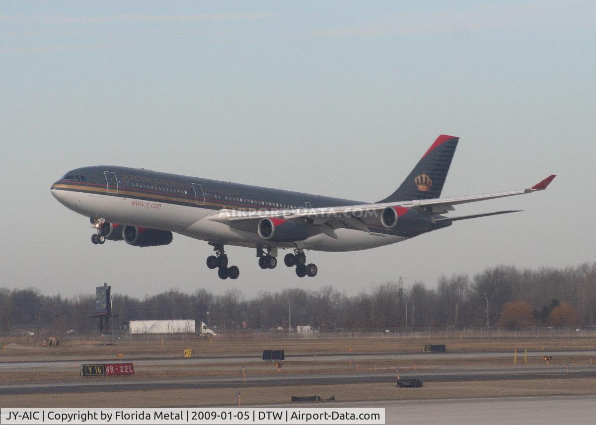 JY-AIC, 1993 Airbus A340-212 C/N 14, Royal Jordanian A340-200