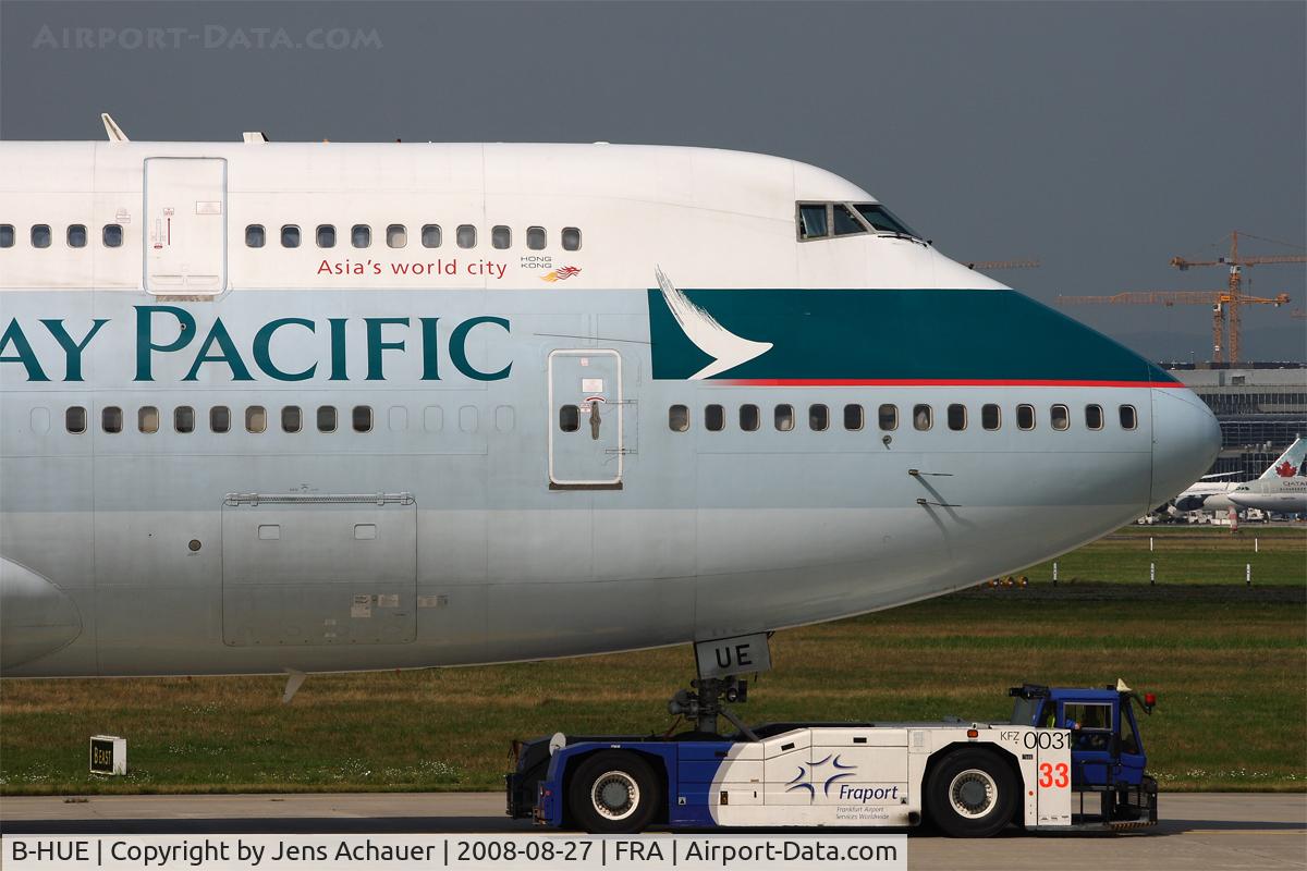 B-HUE, 1993 Boeing 747-467 C/N 27117, Cathay Pacific