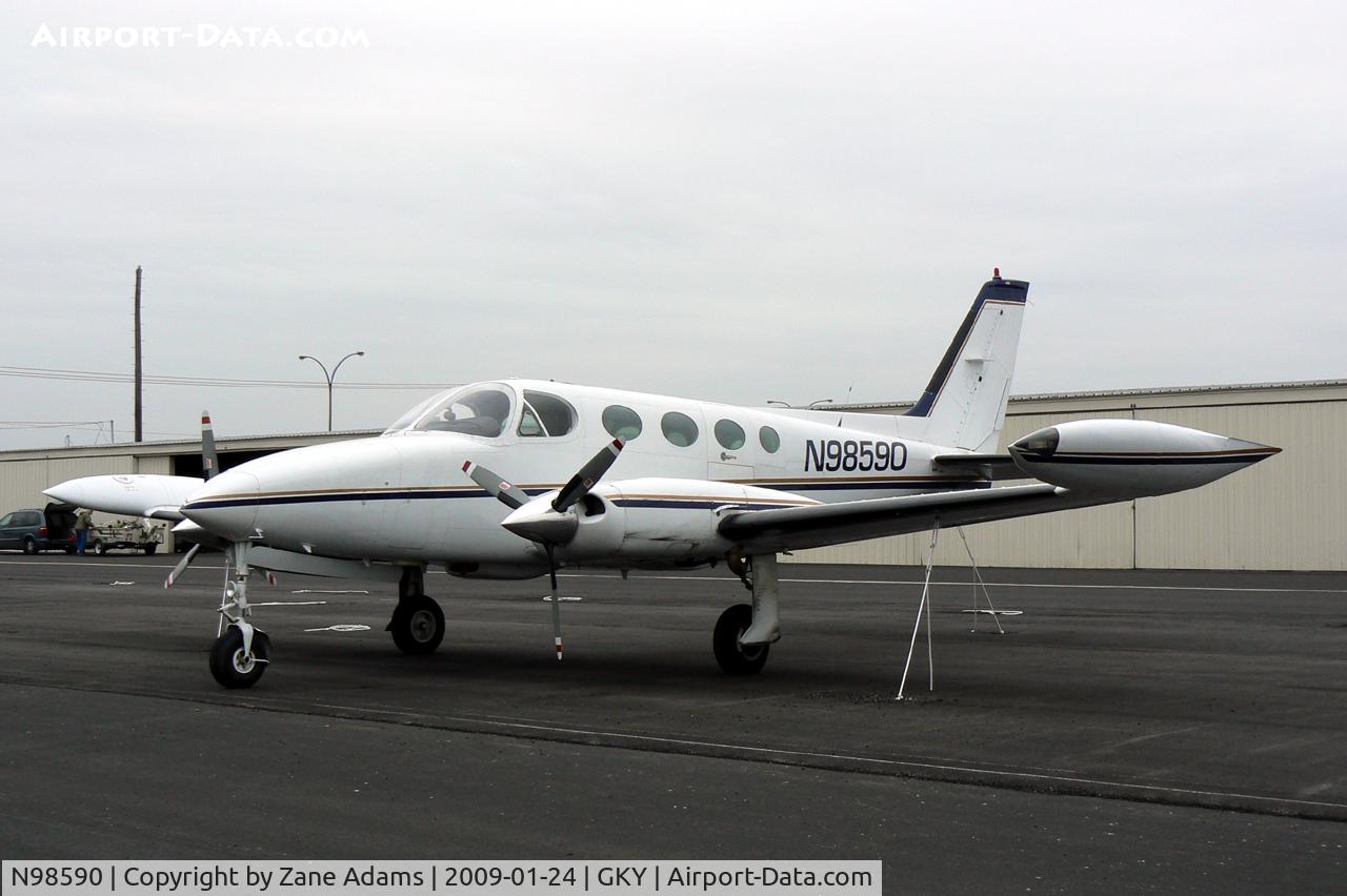 N98590, 1976 Cessna 340A C/N 340A0049, At Arlington Municipal - Cessna 340