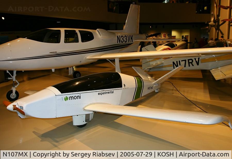 N107MX, 1981 Monnett Moni C/N 001, EAA museum