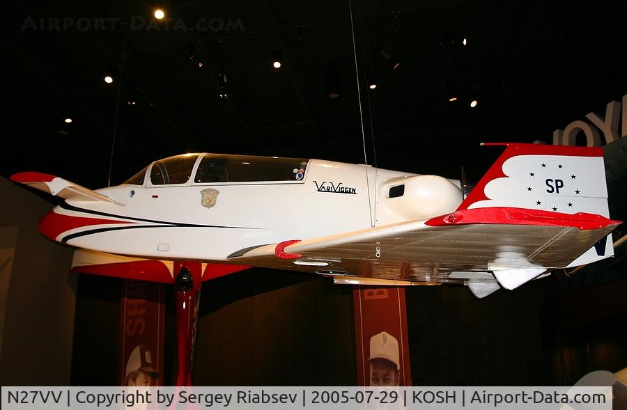 N27VV, 1972 Rutan VariViggen 50-160 C/N 001, EAA museum