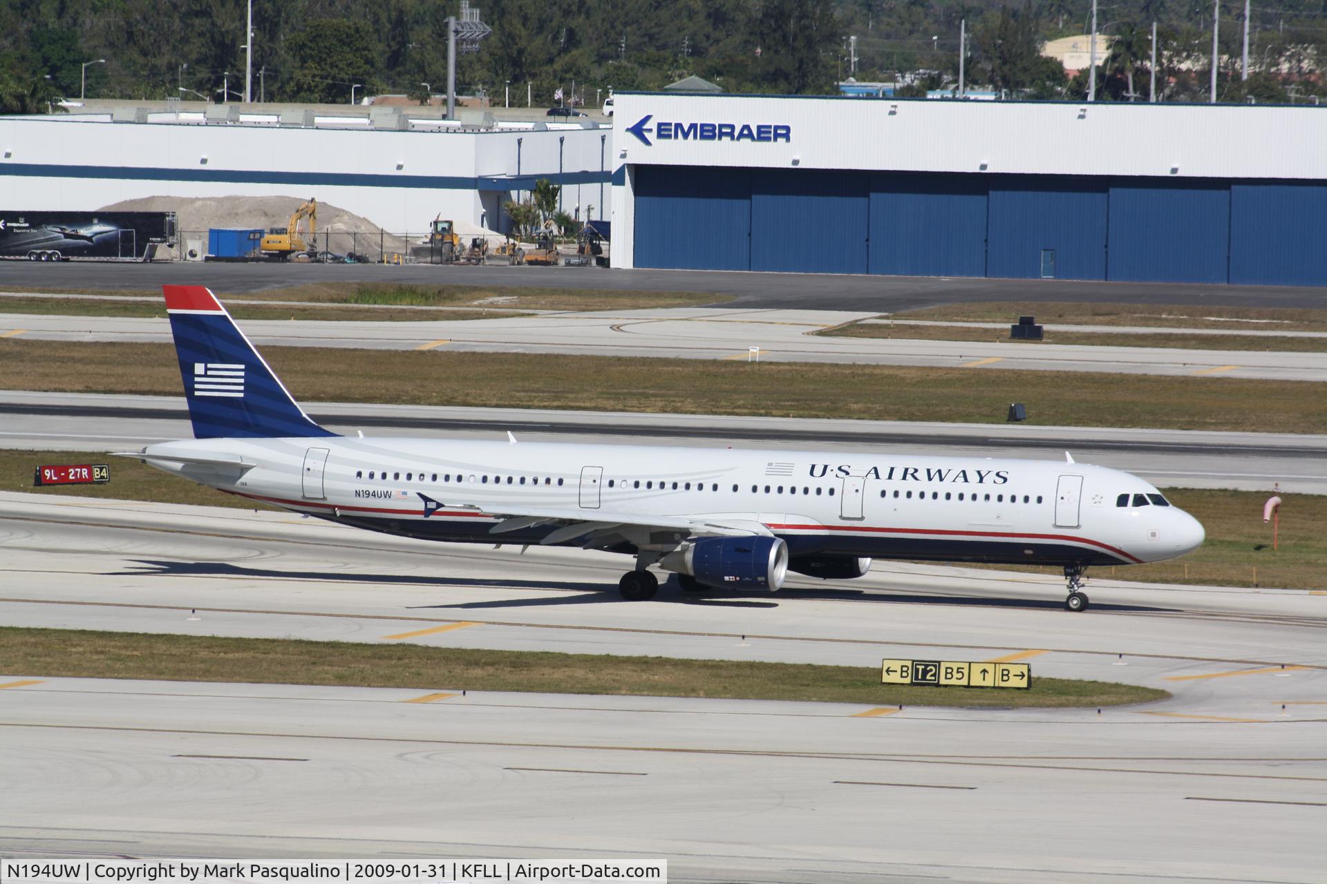 N194UW, 2008 Airbus A321-211 C/N 3629, Airbus A321-200