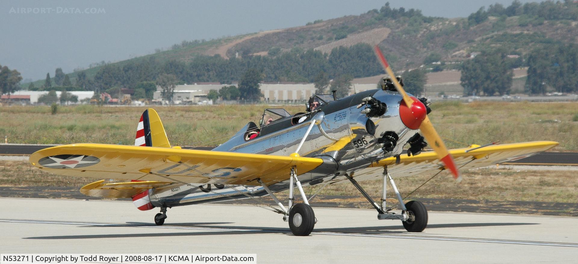 N53271, 1941 Ryan Aeronautical ST3KR C/N 1625, Camarillo Airshow 2008