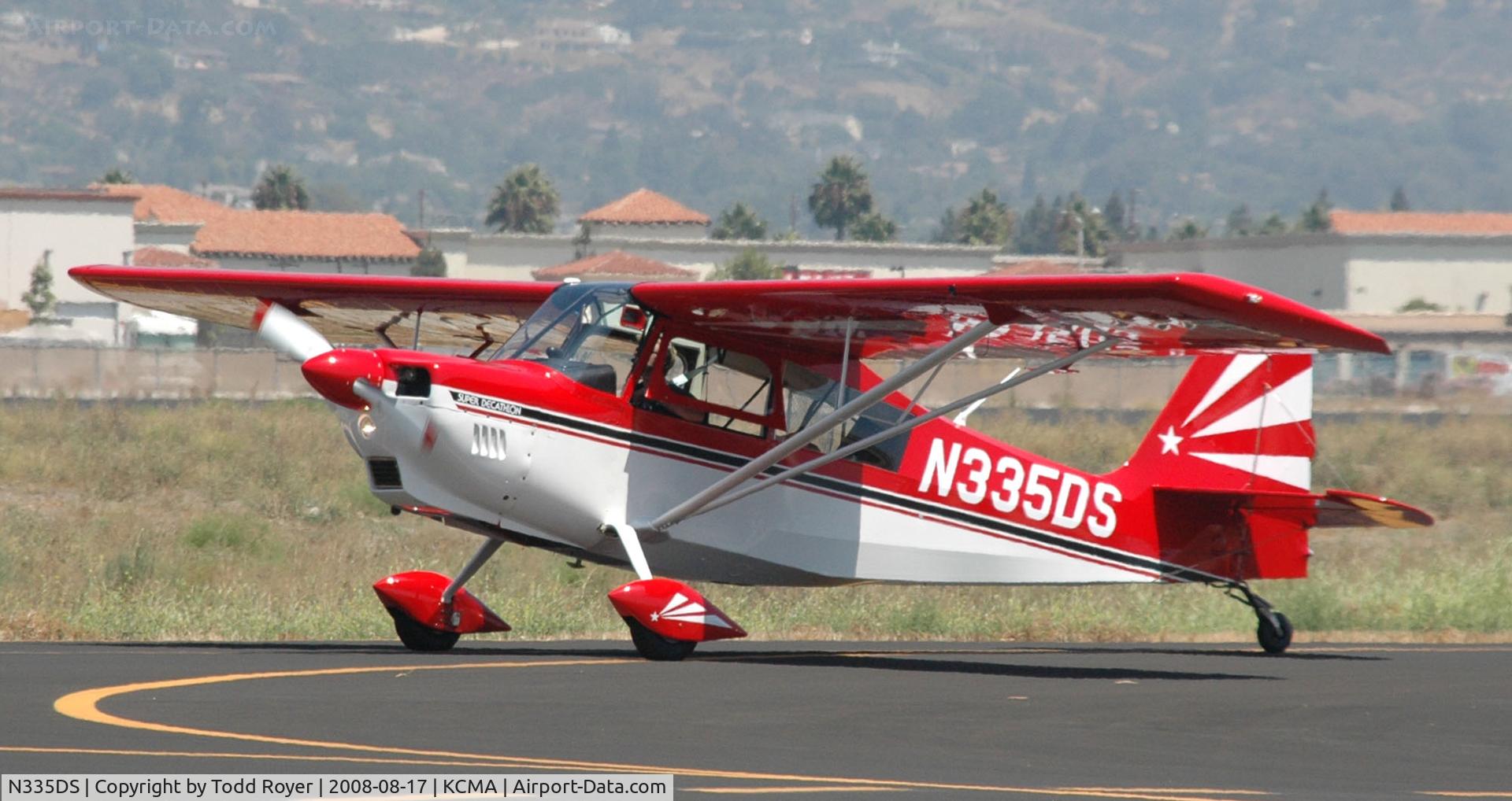 N335DS, 2008 American Champion 8KCAB Super Decathlon C/N 1070-2008, Camarillo Airshow 2008