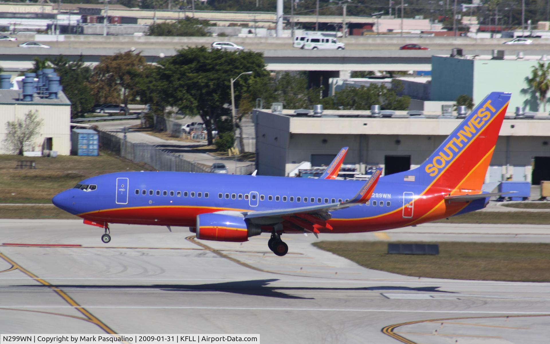N299WN, 2007 Boeing 737-7H4 C/N 36614, Boeing 737-700