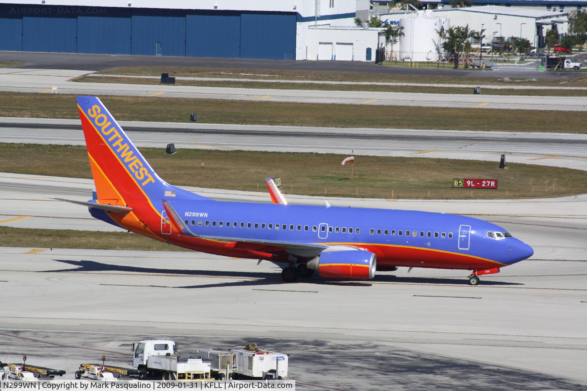 N299WN, 2007 Boeing 737-7H4 C/N 36614, Boeing 737-700