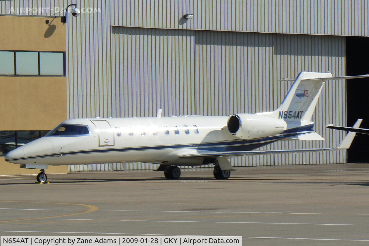 N654AT, 2001 Learjet 45 C/N 45-136, At Arlington Municipal