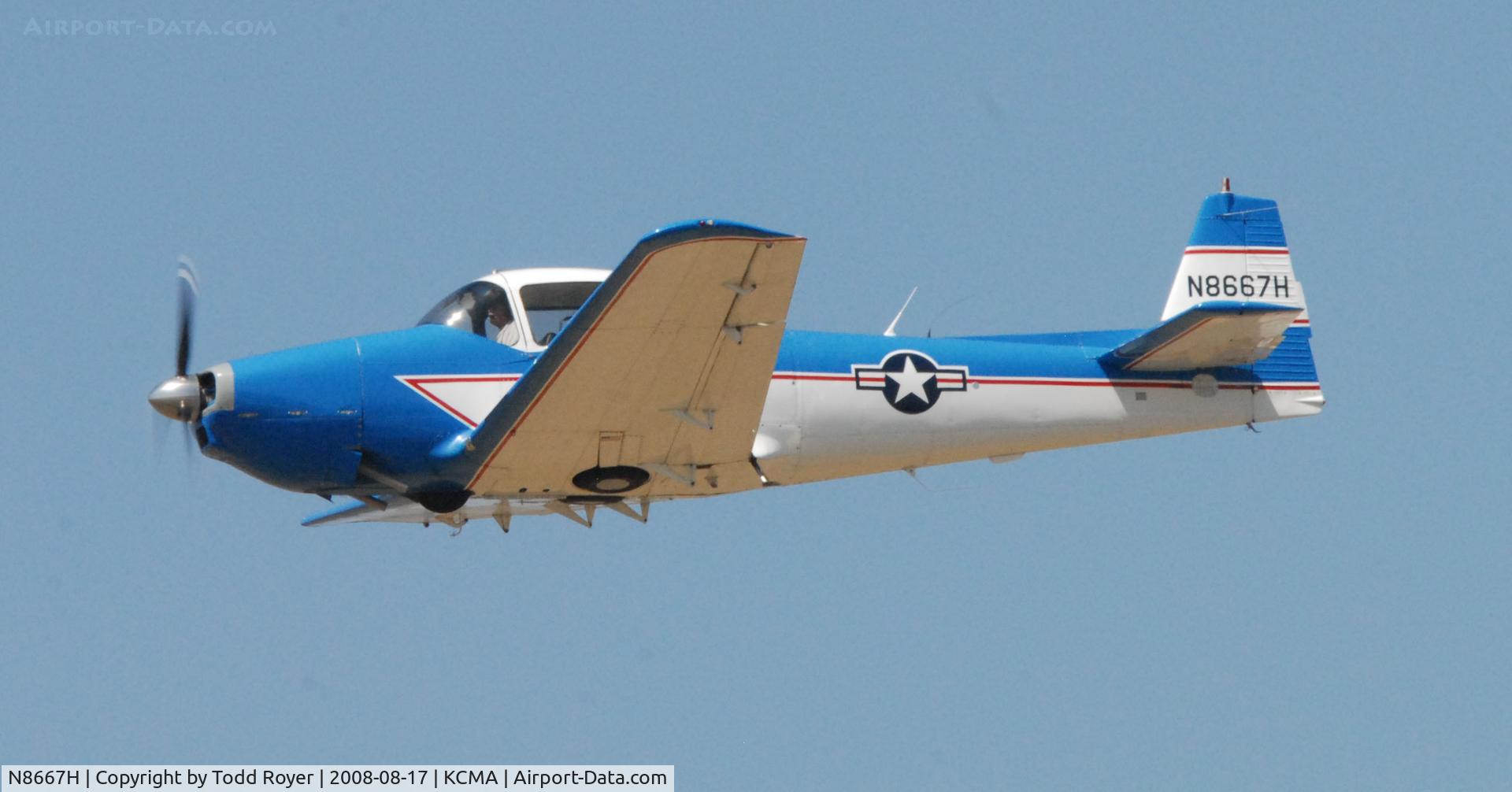 N8667H, 1947 North American Navion C/N NAV-4-667, Camarillo Airshow 2008