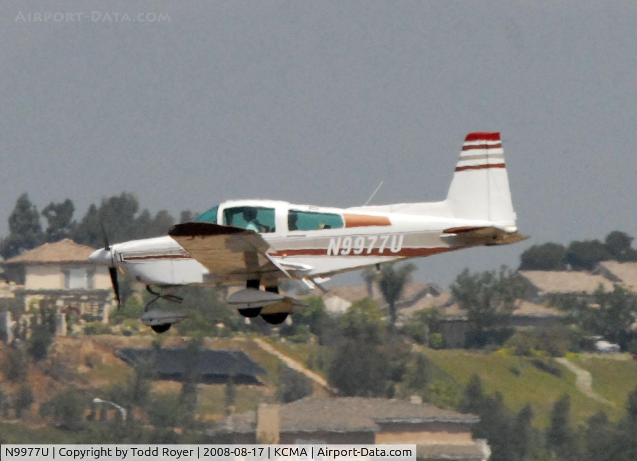 N9977U, Grumman American AA-5A Cheetah C/N AA5A0377, Camarillo Airshow 2008