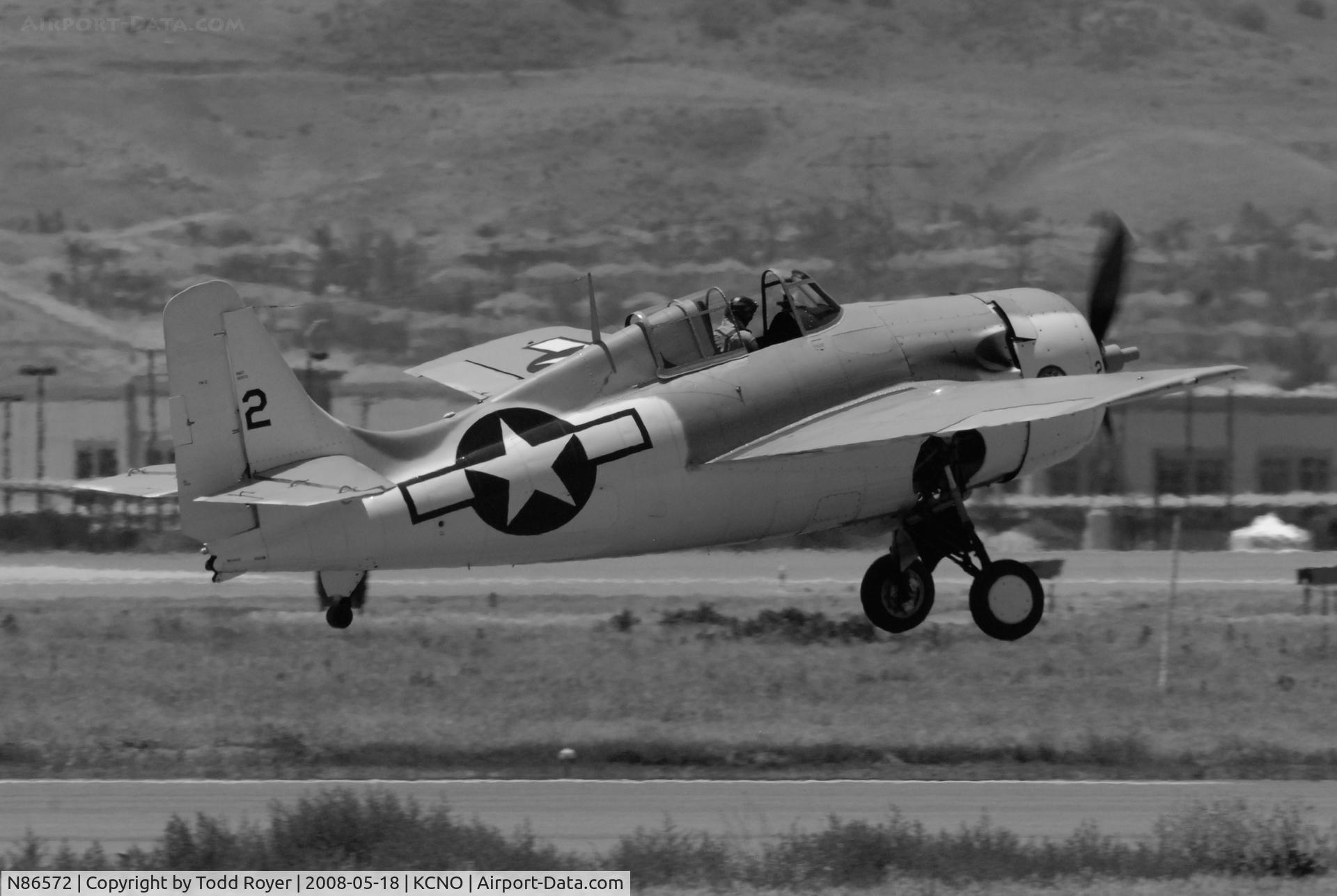 N86572, General Motors (Grumman) FM-2 Wildcat C/N 5626, Chino Airshow 2008