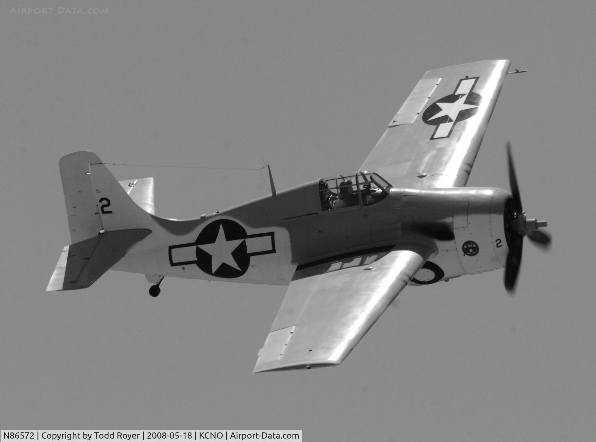 N86572, General Motors (Grumman) FM-2 Wildcat C/N 5626, Chino Airshow 2008