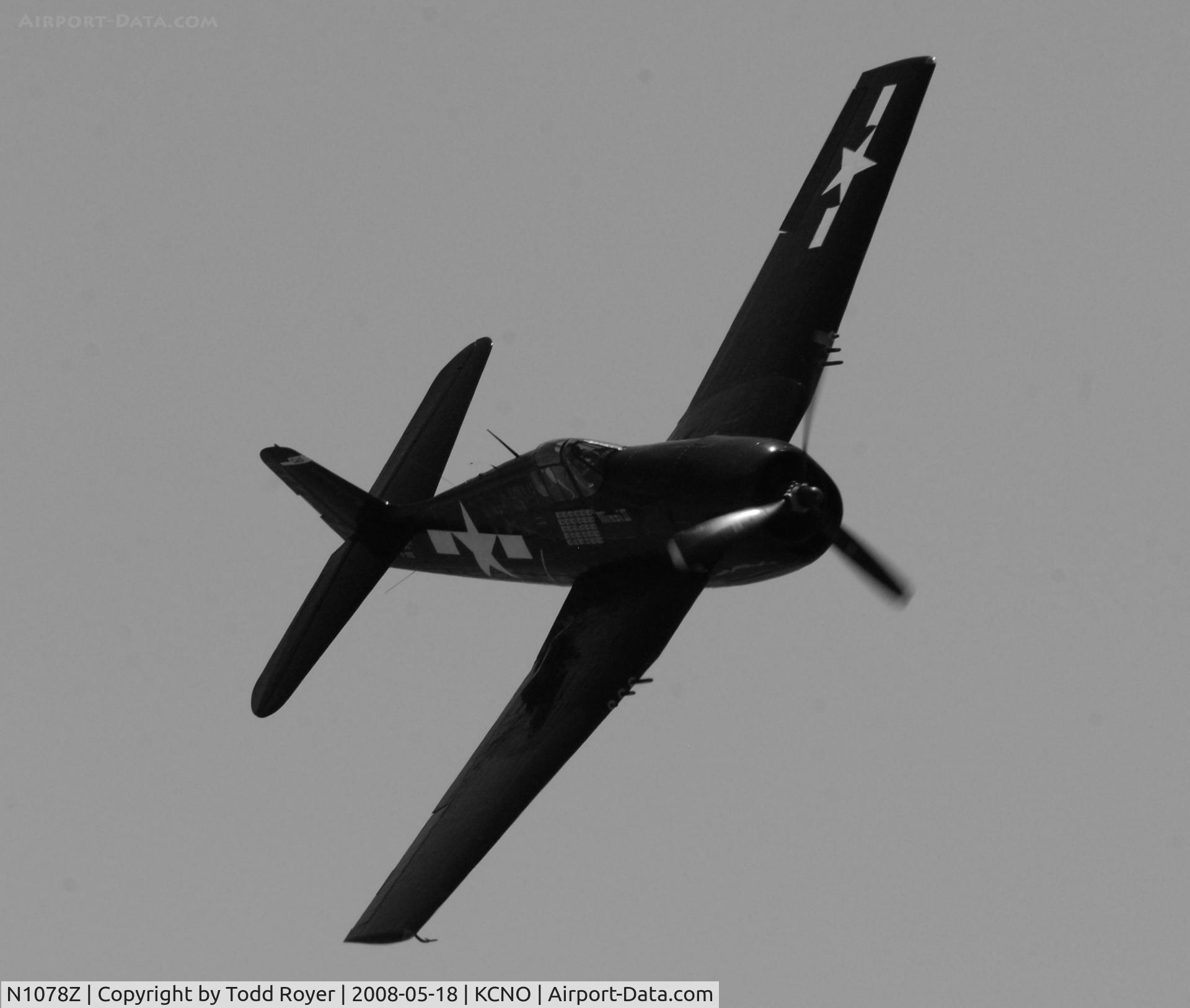 N1078Z, 1963 Grumman F6F-5 Hellcat C/N 27354801-66, Chino Airshow 2008