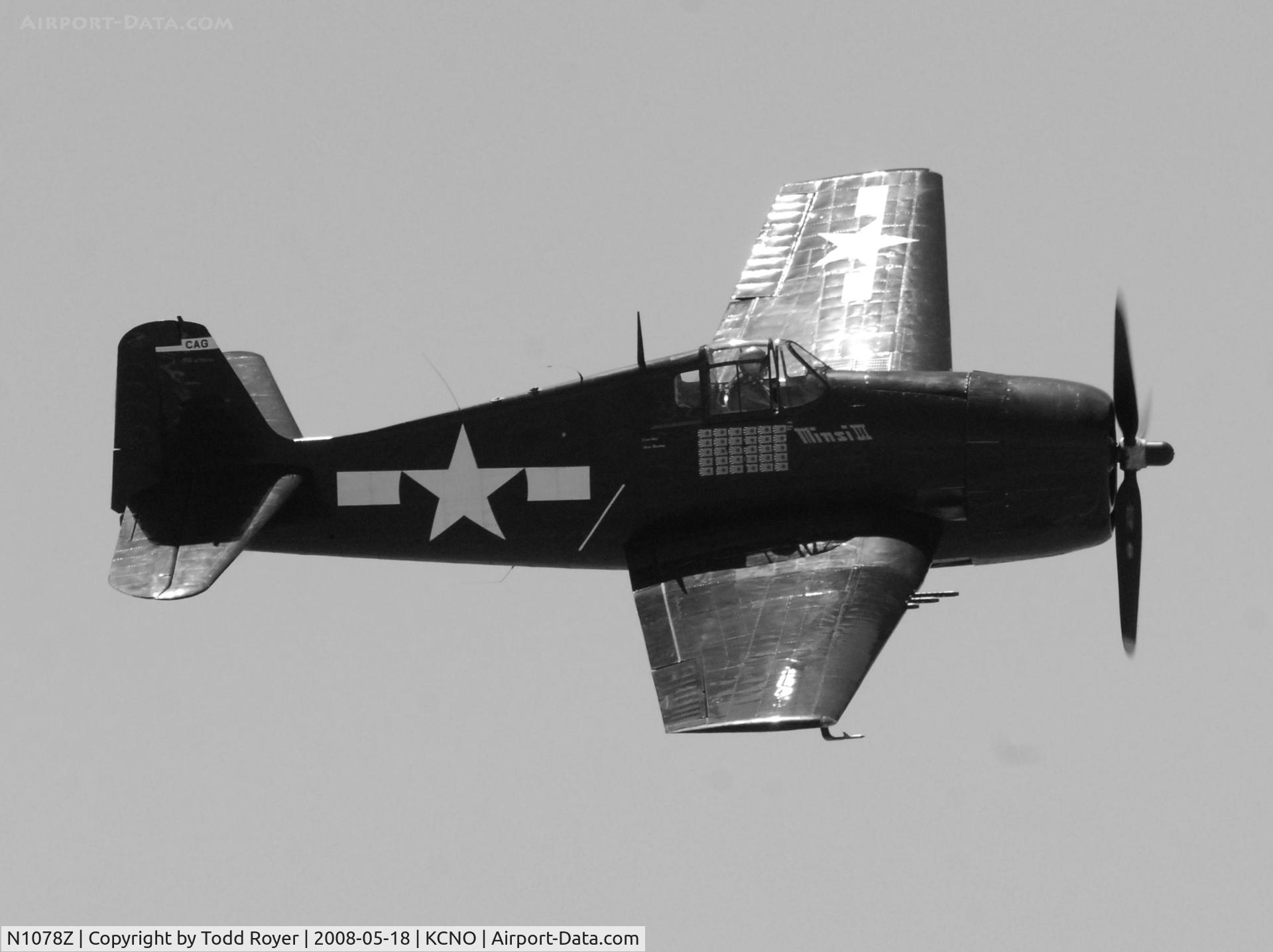 N1078Z, 1963 Grumman F6F-5 Hellcat C/N 27354801-66, Chino Airshow 2008