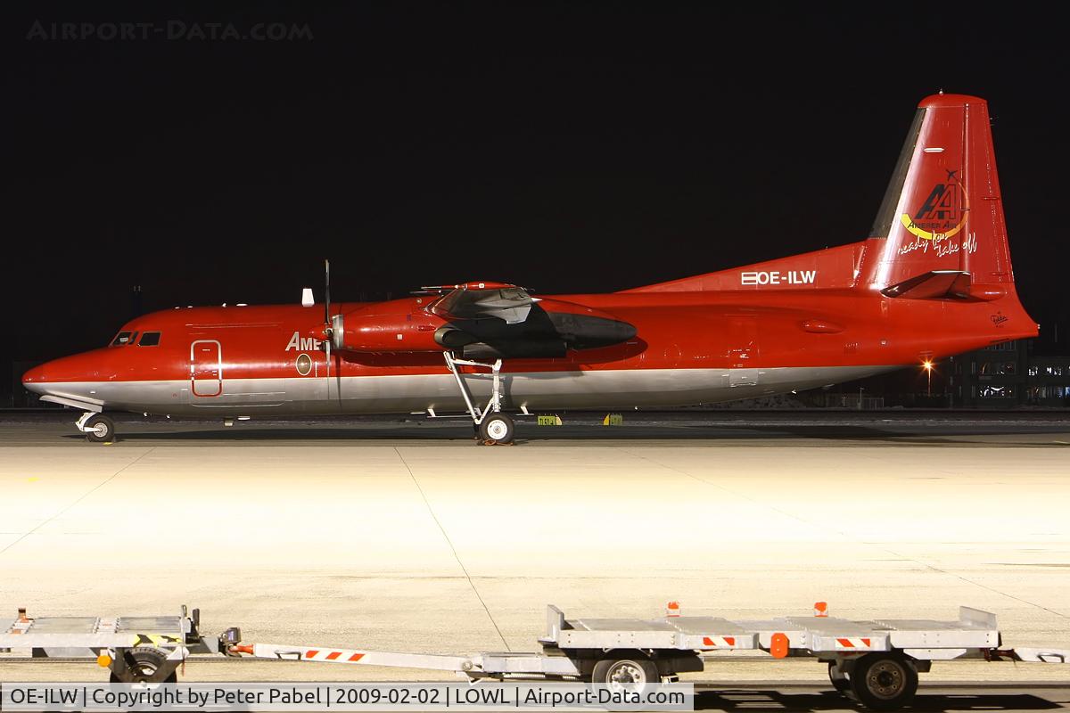 OE-ILW, 1985 Fokker F-27-500 Friendship C/N 10681, Amerer Air