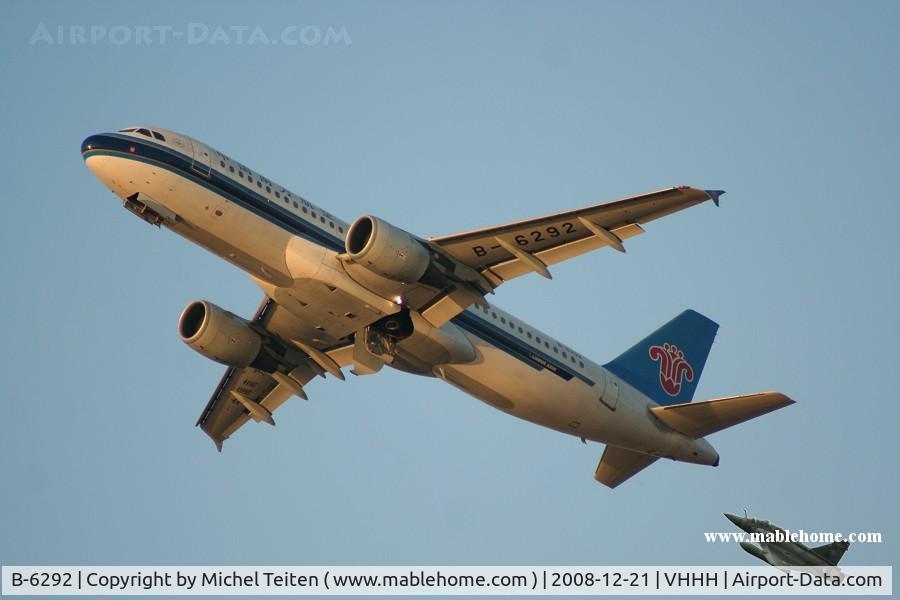 B-6292, 2006 Airbus A320-214 C/N 2960, China Southern Airlines
