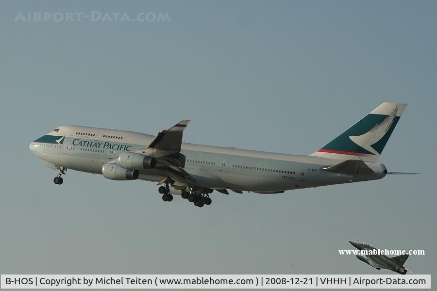 B-HOS, 1990 Boeing 747-467 C/N 24850, Cathay Pacific