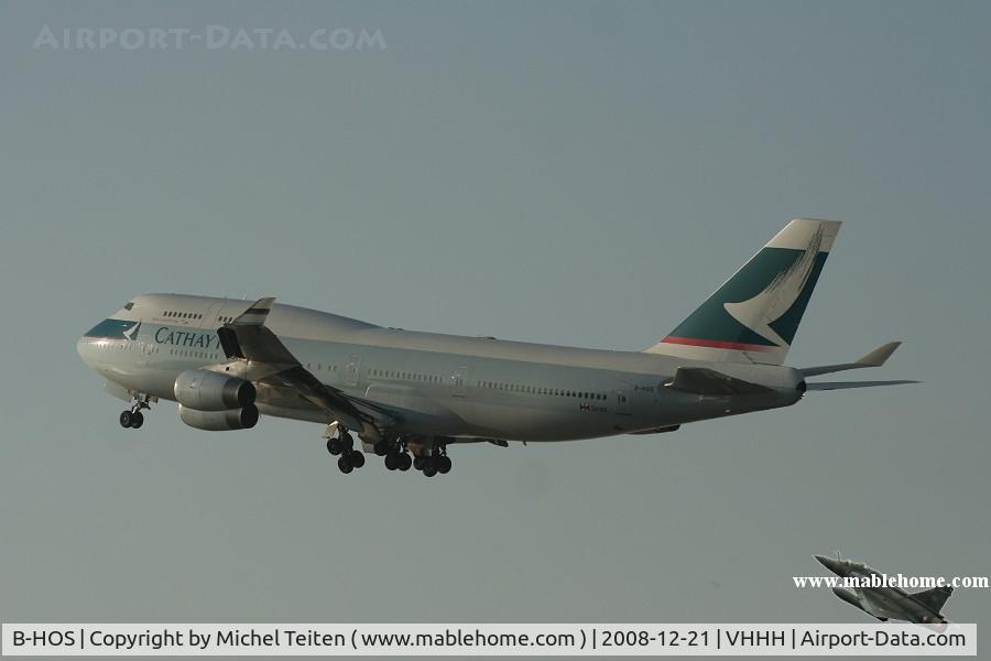 B-HOS, 1990 Boeing 747-467 C/N 24850, Cathay Pacific