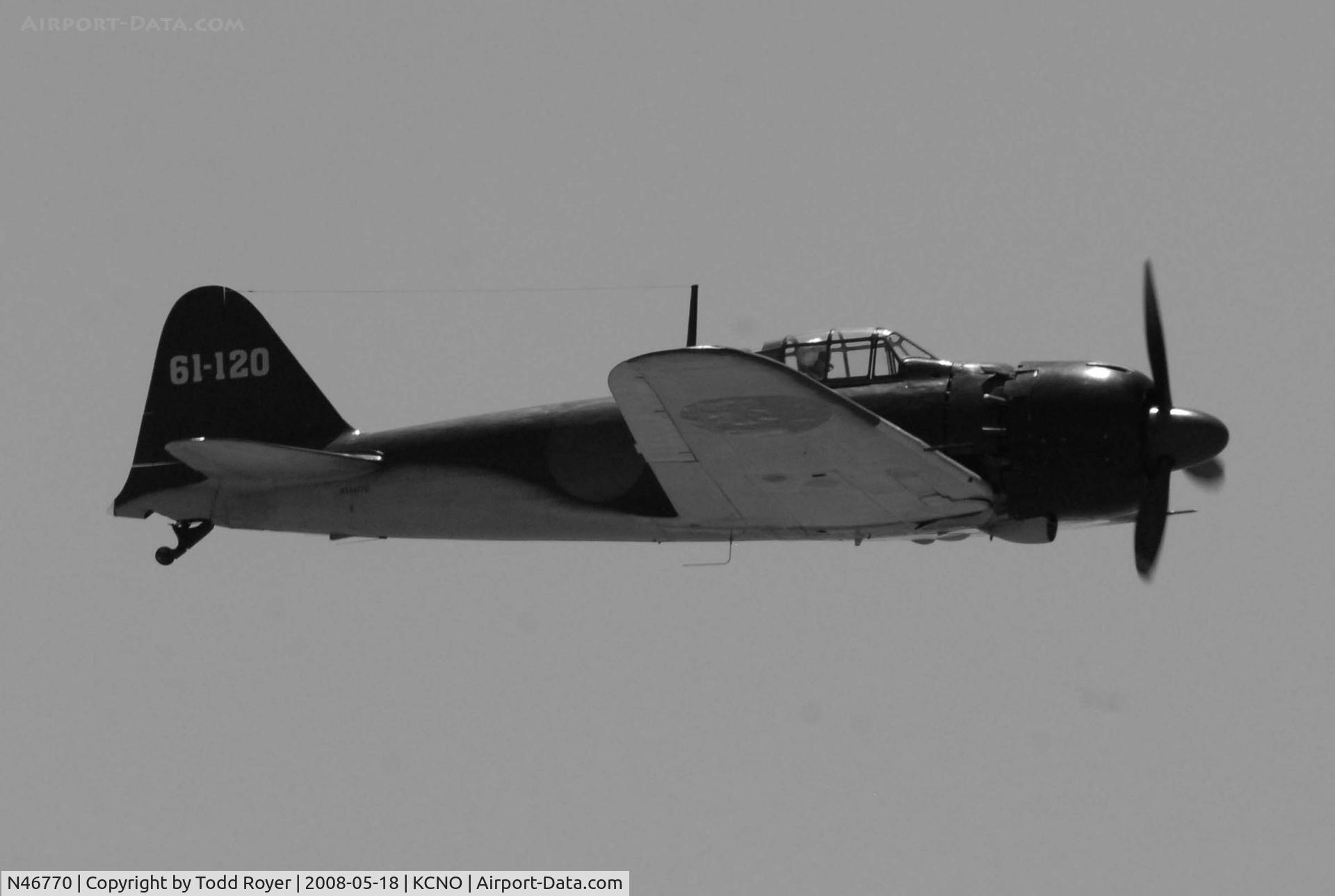 N46770, 1944 Mitsubishi A6M5 Reisen (Zero) C/N 5357, Chino Airshow 2008