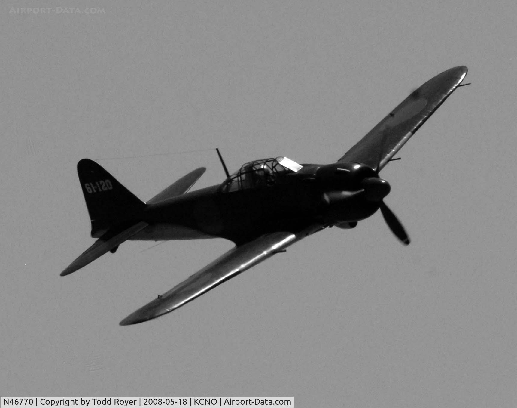 N46770, 1944 Mitsubishi A6M5 Reisen (Zero) C/N 5357, Chino Airshow 2008