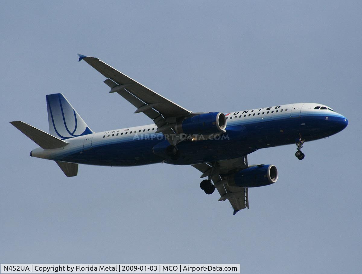 N452UA, 1999 Airbus A320-232 C/N 0955, United A320