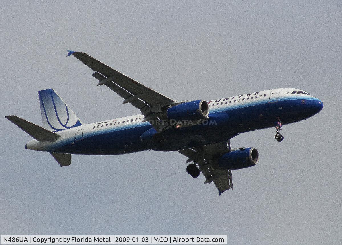N486UA, 2001 Airbus A320-232 C/N 1620, United A320