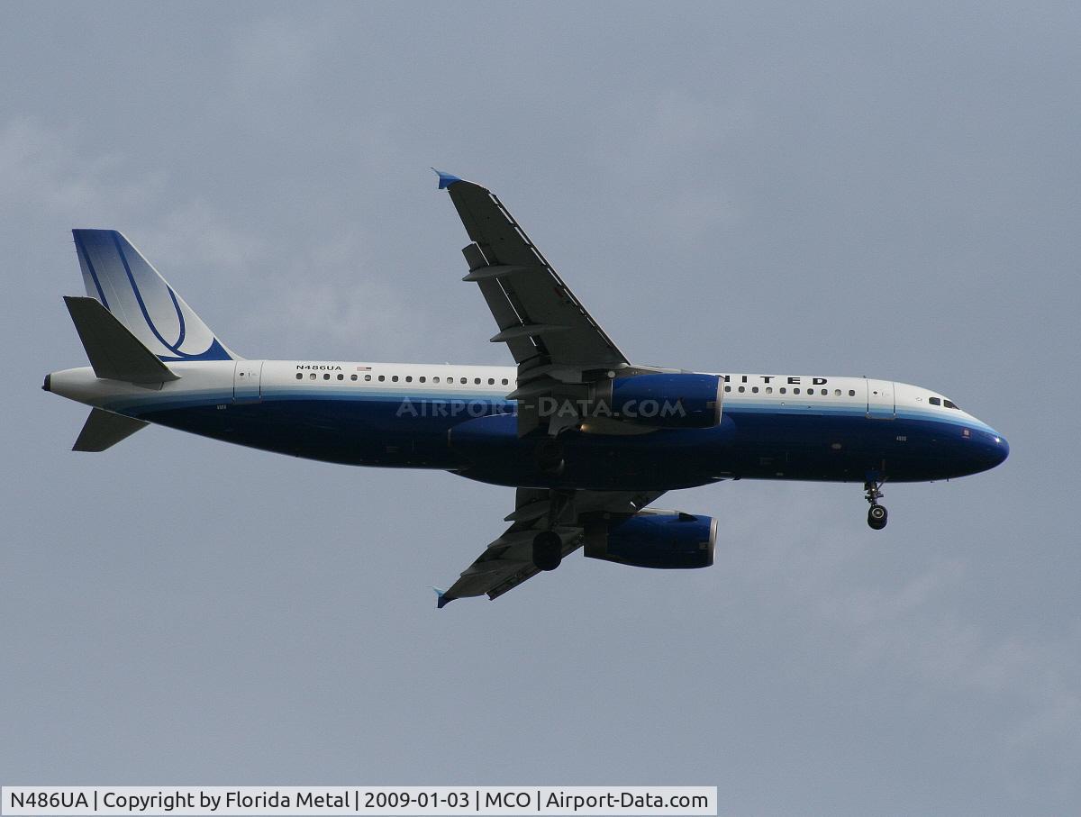 N486UA, 2001 Airbus A320-232 C/N 1620, United A320