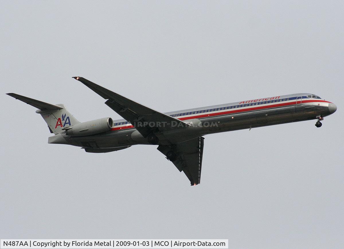 N487AA, 1988 McDonnell Douglas MD-82 (DC-9-82) C/N 49680, American MD-82