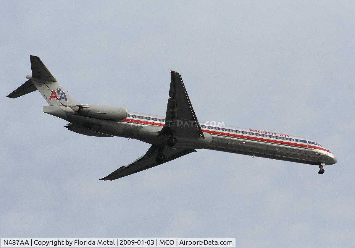 N487AA, 1988 McDonnell Douglas MD-82 (DC-9-82) C/N 49680, American MD-82