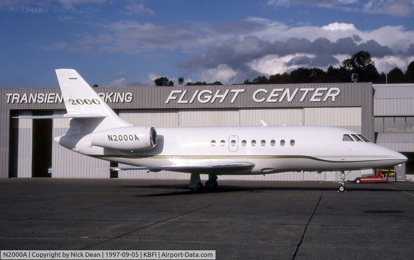 N2000A, 1996 Dassault Falcon 2000 C/N 044, KBFI