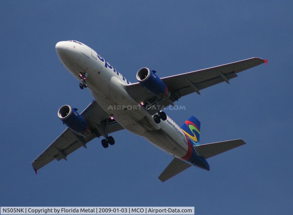 N505NK, 2005 Airbus A319-132 C/N 2485, Spirit A319
