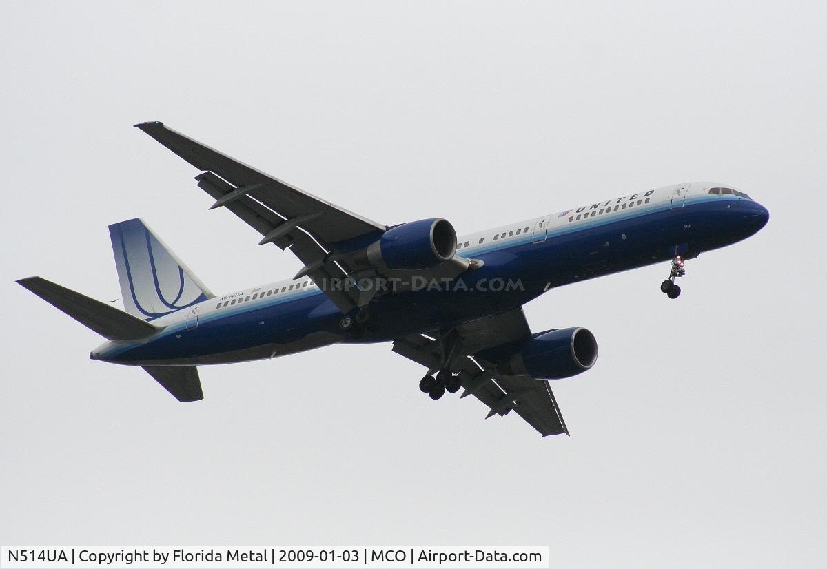 N514UA, 1990 Boeing 757-222 C/N 24839, United 757-200