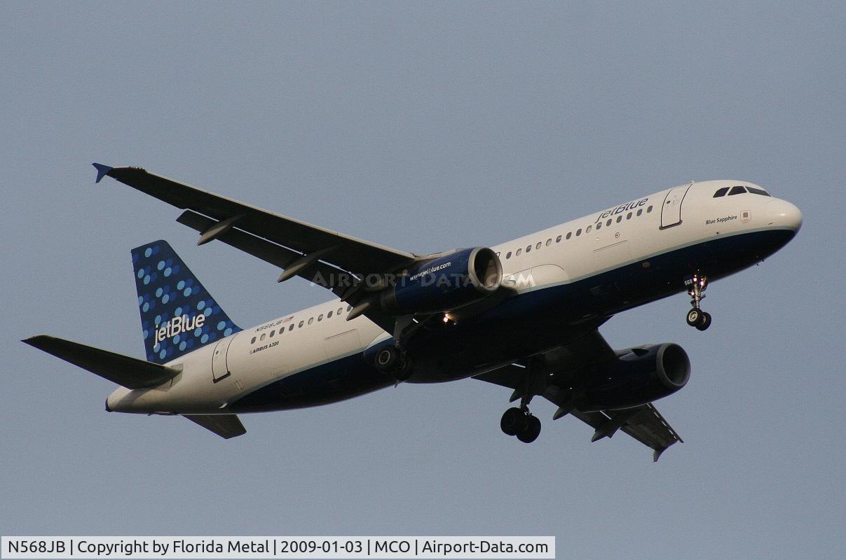 N568JB, 2003 Airbus A320-232 C/N 2063, Jet Blue A320