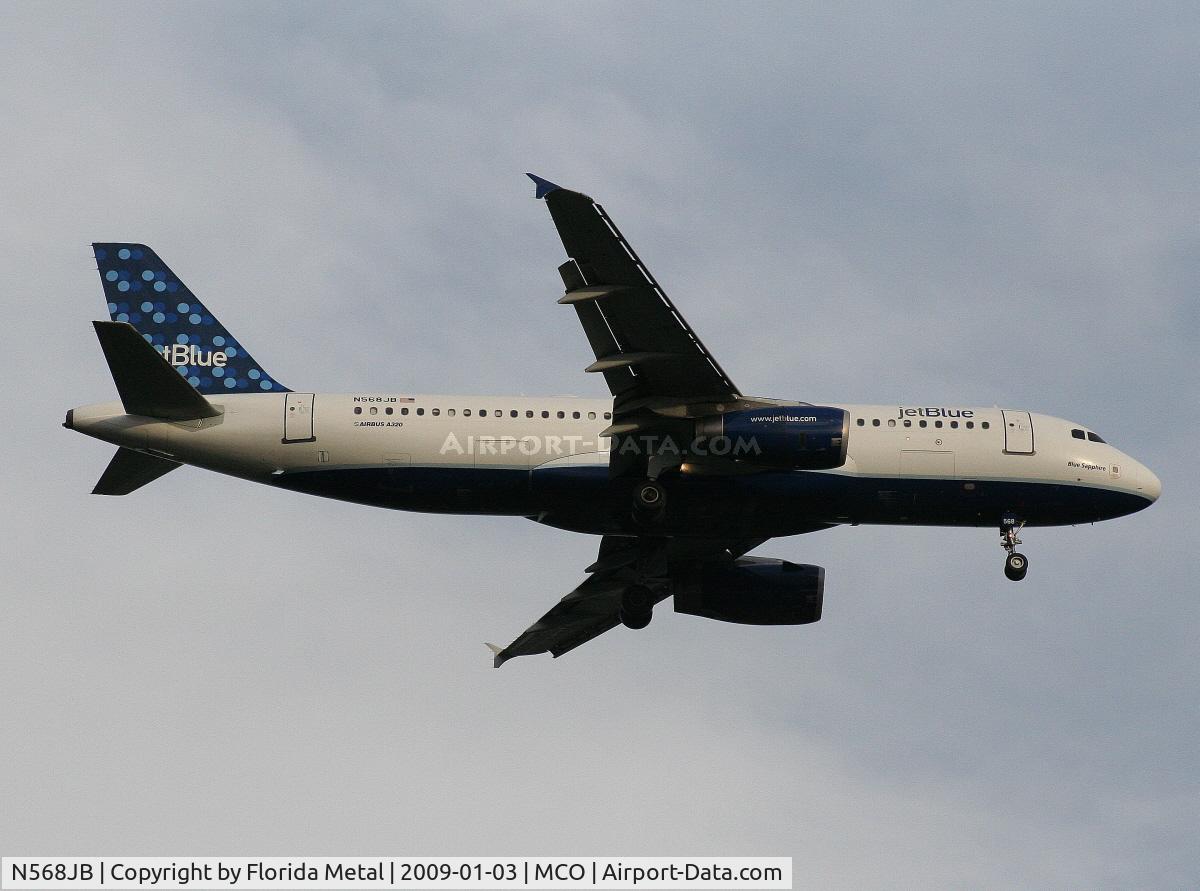 N568JB, 2003 Airbus A320-232 C/N 2063, Jet Blue A320