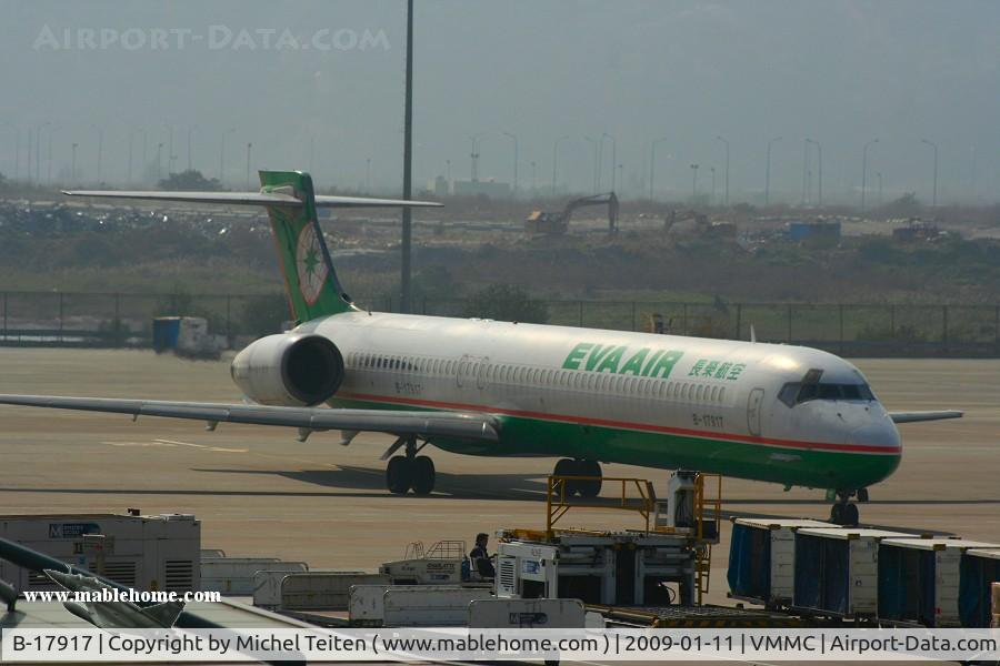 B-17917, 1997 McDonnell Douglas MD-90-30 C/N 53572, EVA Air