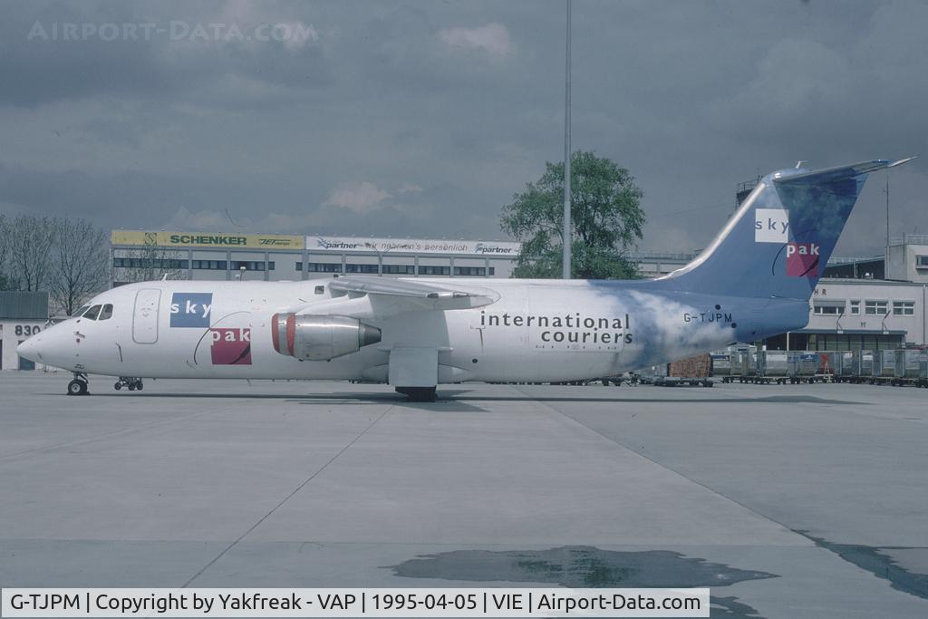 G-TJPM, 1989 British Aerospace BAe.146-300QT Quiet Trader C/N E3150, Skypak Bae 146
