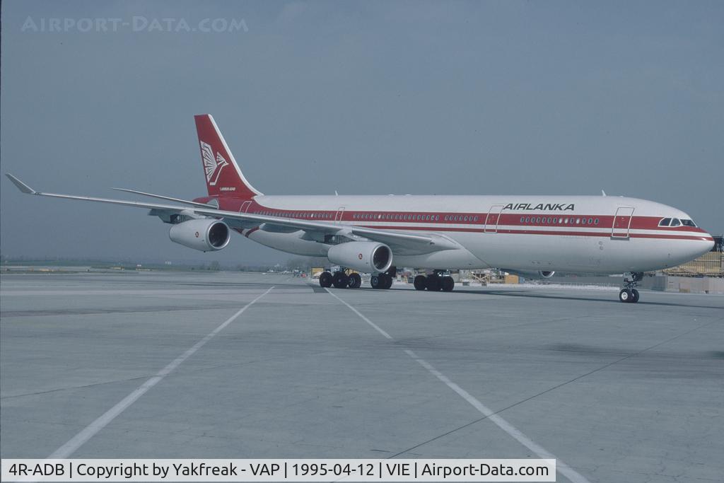 4R-ADB, 1994 Airbus A340-311 C/N 033, Air Lanka Airbus 340-300